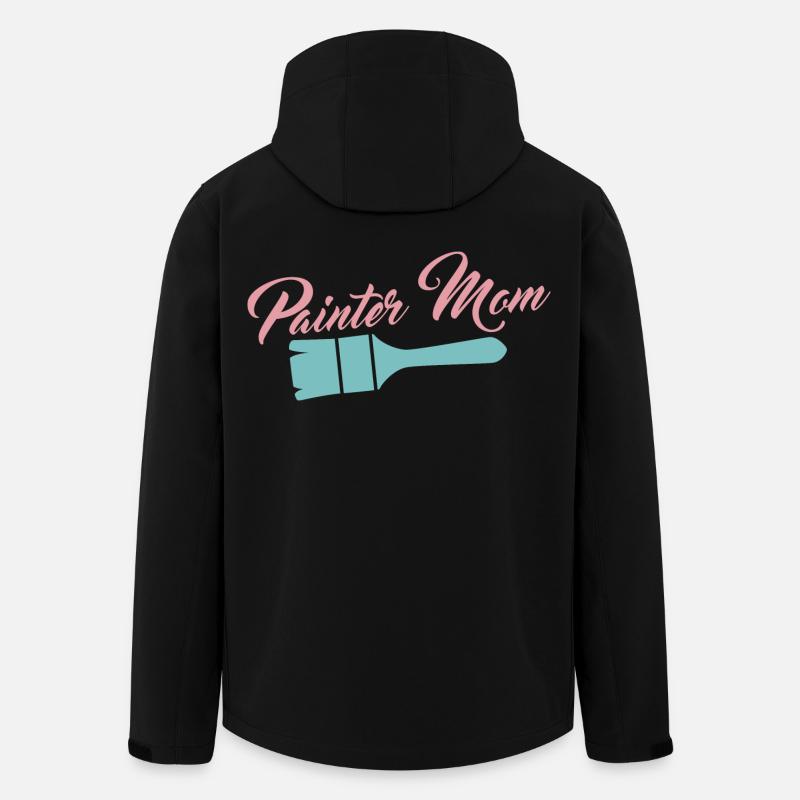 Malerin Lackiererin - Recycelte Männer Softshell-Jacke von Stanley/Stella - Schwarz