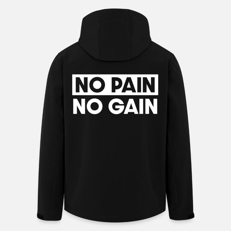 Ohne Fleiß kein Preis - Recycelte Männer Softshell-Jacke von Stanley/Stella - Schwarz