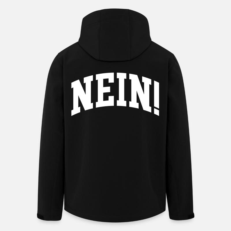 Nein - Recycelte Männer Softshell-Jacke von Stanley/Stella - Schwarz