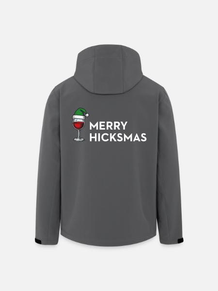 Merry Hicksmas – Anti Xmas Edition - Recycelte Männer Softshell-Jacke von Stanley/Stella - Schwarz