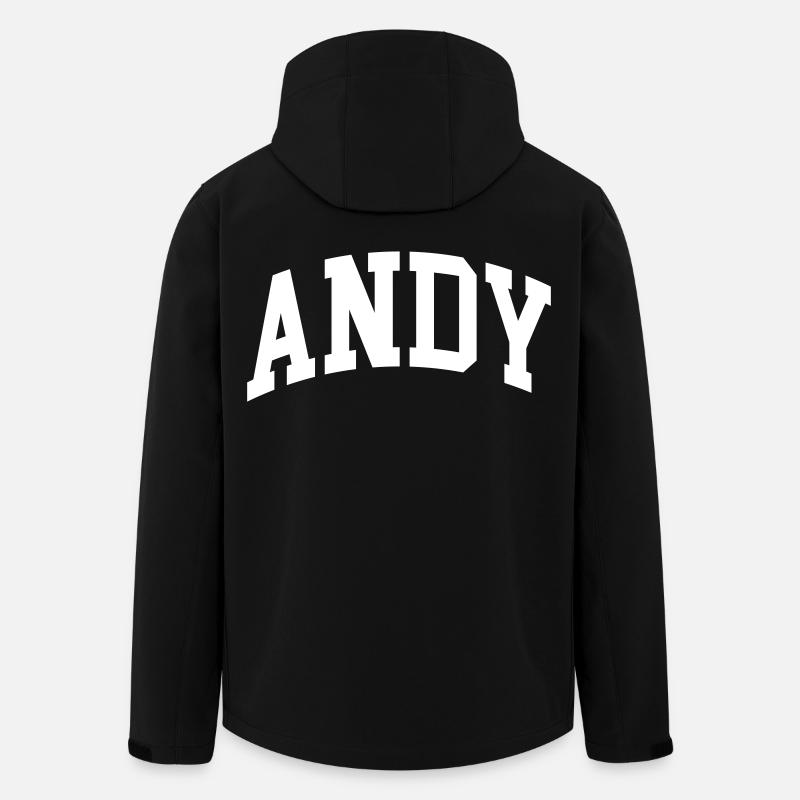 Andy - Recycelte Männer Softshell-Jacke von Stanley/Stella - Schwarz