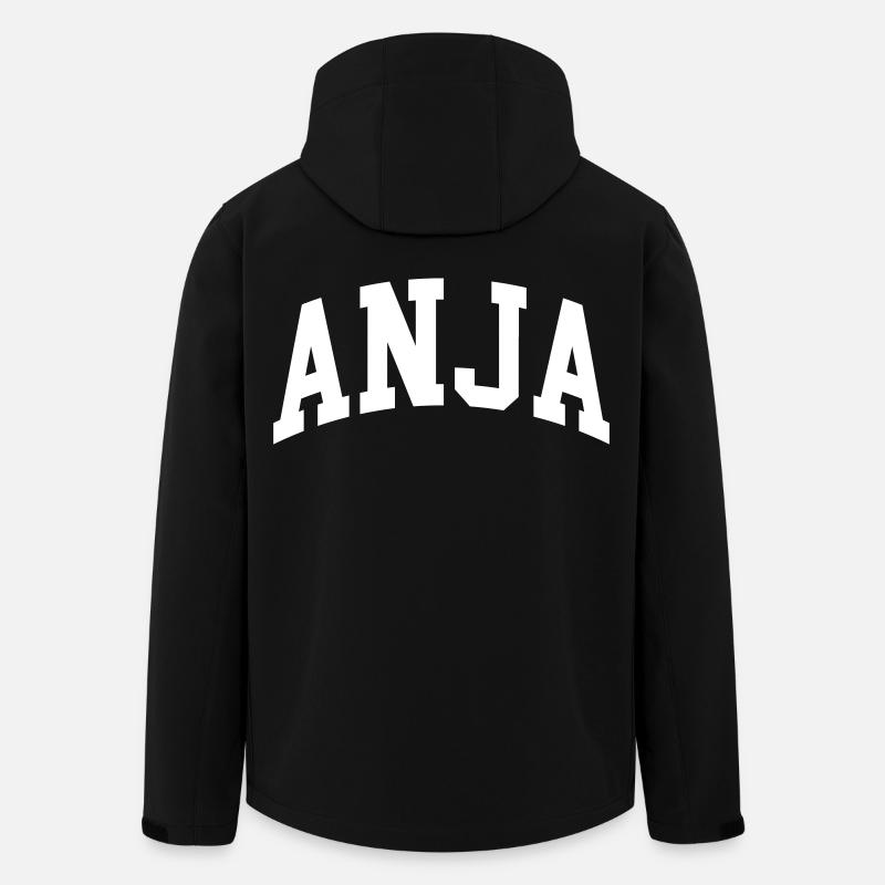 Anja - Recycelte Männer Softshell-Jacke von Stanley/Stella - Schwarz