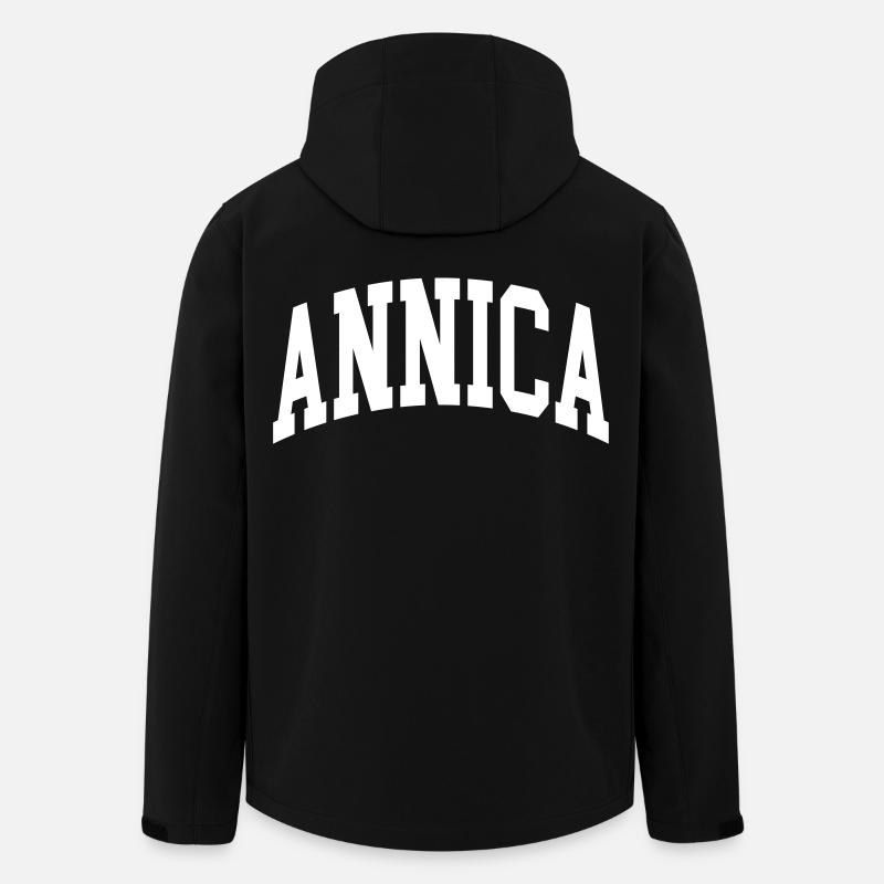 Annica - Veste softshell homme en polyester recyclé Stanley/Stella - noir
