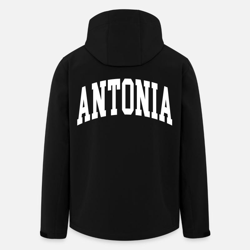 Antonia - Recycelte Männer Softshell-Jacke von Stanley/Stella - Schwarz