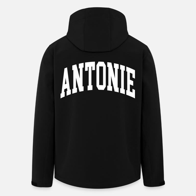 Antonie - Recycelte Männer Softshell-Jacke von Stanley/Stella - Schwarz