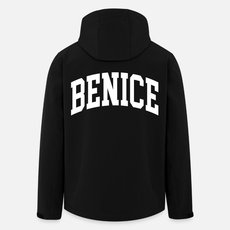 Benice - Veste softshell homme en polyester recyclé Stanley/Stella - noir
