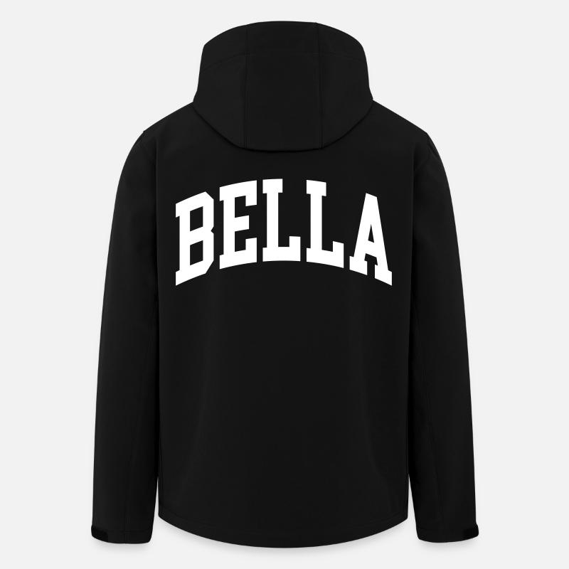 Bella - Recycelte Männer Softshell-Jacke von Stanley/Stella - Schwarz