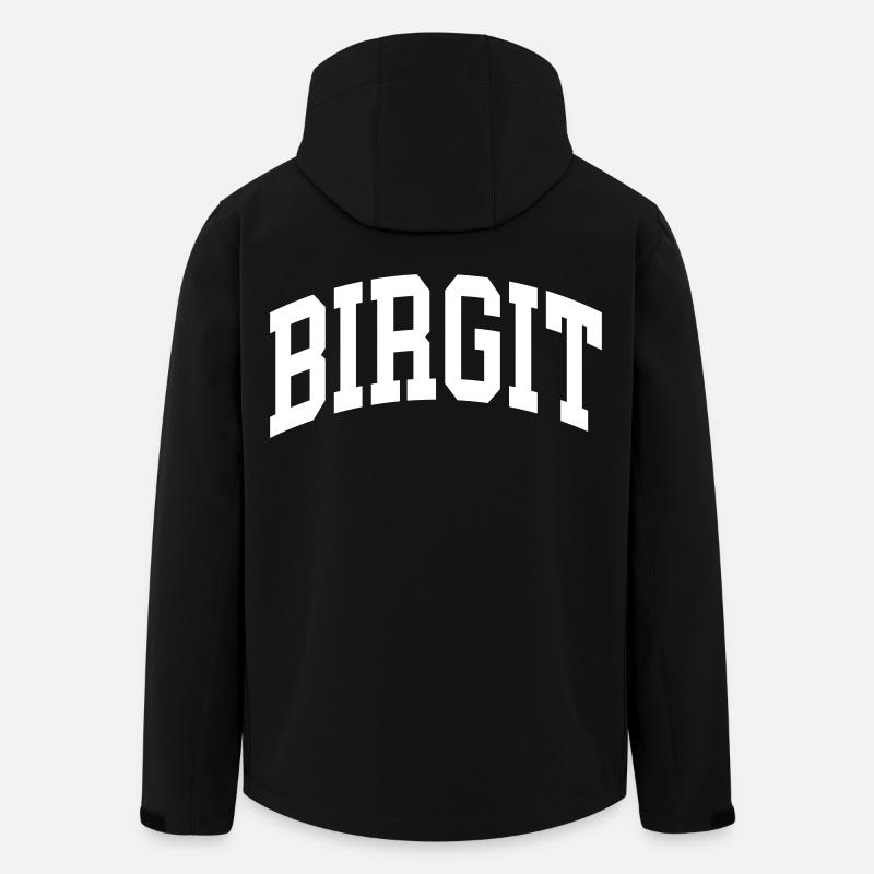 Birgit - Recycelte Männer Softshell-Jacke von Stanley/Stella - Schwarz