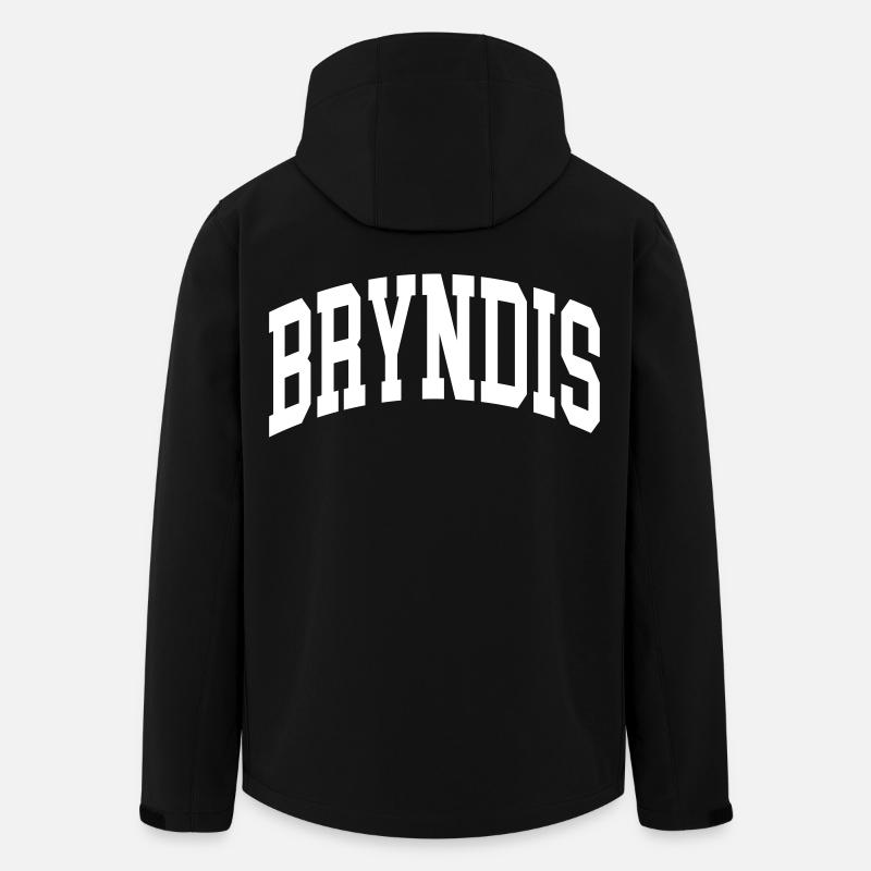 Bryndis - Recycelte Männer Softshell-Jacke von Stanley/Stella - Schwarz