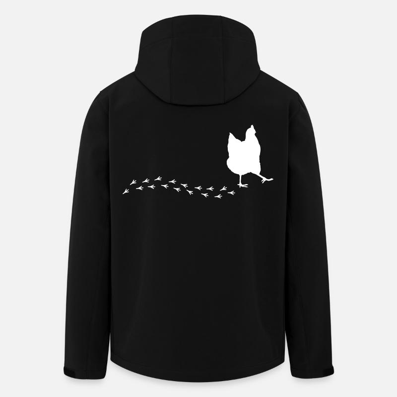 Witziges Huhn - Recycelte Männer Softshell-Jacke von Stanley/Stella - Schwarz