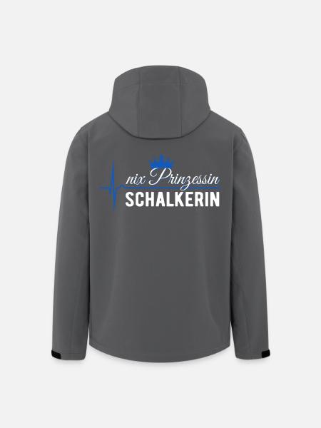 Nix Prinzessin - Schalkerin - ECG Pulse Gift - Men’s Recycled Softshell Jacket by Stanley/Stella - black