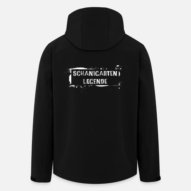 Schanigarten legend – Viennese dialect saying - Men’s Recycled Softshell Jacket by Stanley/Stella - black
