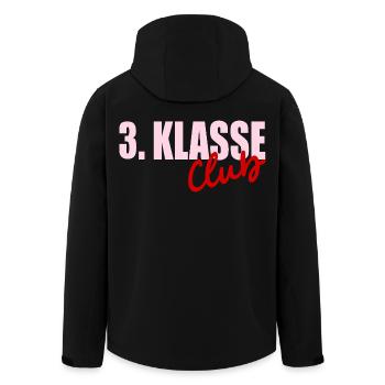 Grundschule 3. Klasse - Recycelte Männer Softshell-Jacke von Stanley/Stella - Schwarz - Hinten - AI Model Male 185 light (185cm)