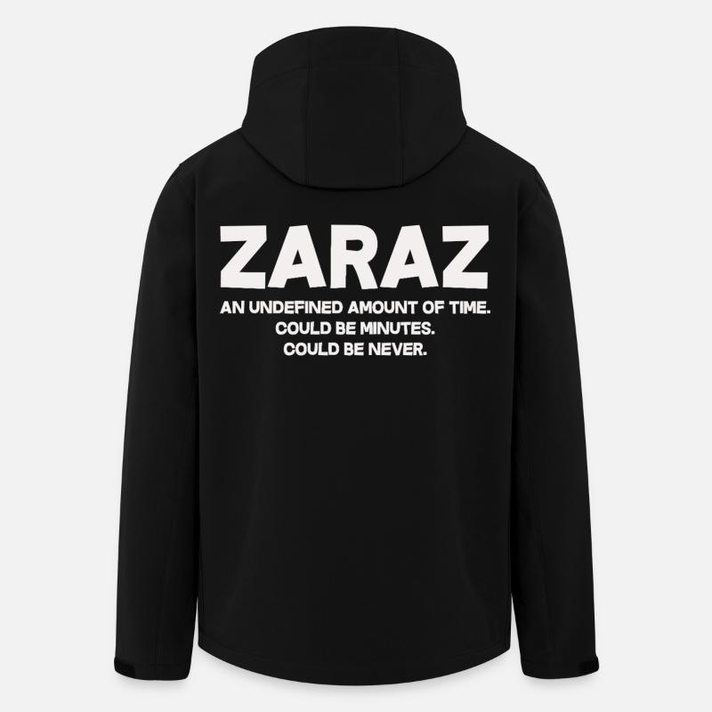 Zaraz Undefinierte Zeitspanne - Recycelte Männer Softshell-Jacke von Stanley/Stella - Schwarz
