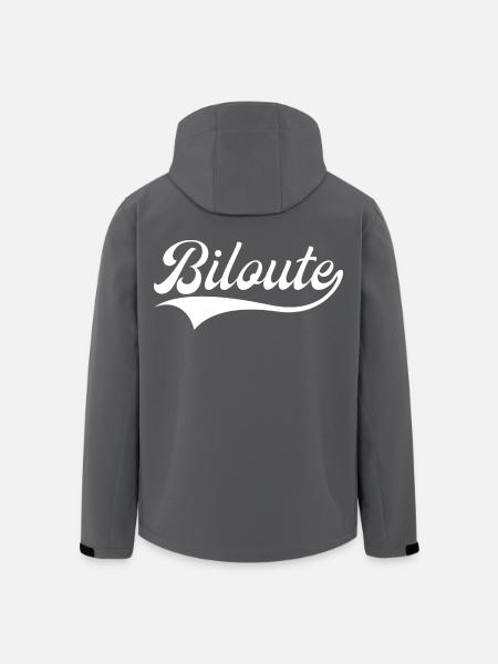 Biloute Expression Ch'ti Nordiste - Veste softshell homme en polyester recyclé Stanley/Stella - noir