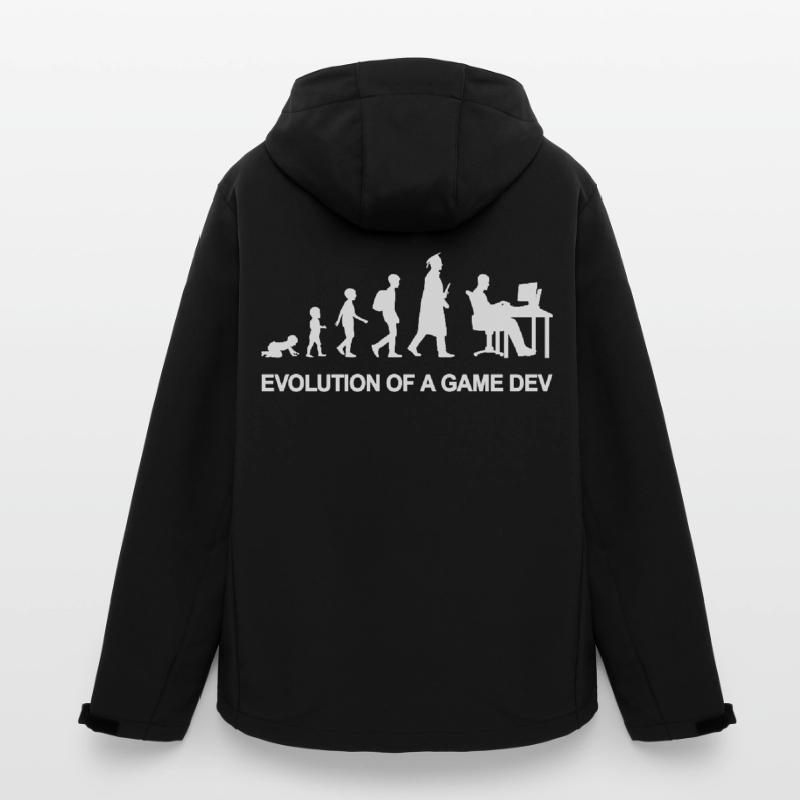 Game Developer Evolution Recycelte Männer Softshell-Jacke von Stanley/Stella