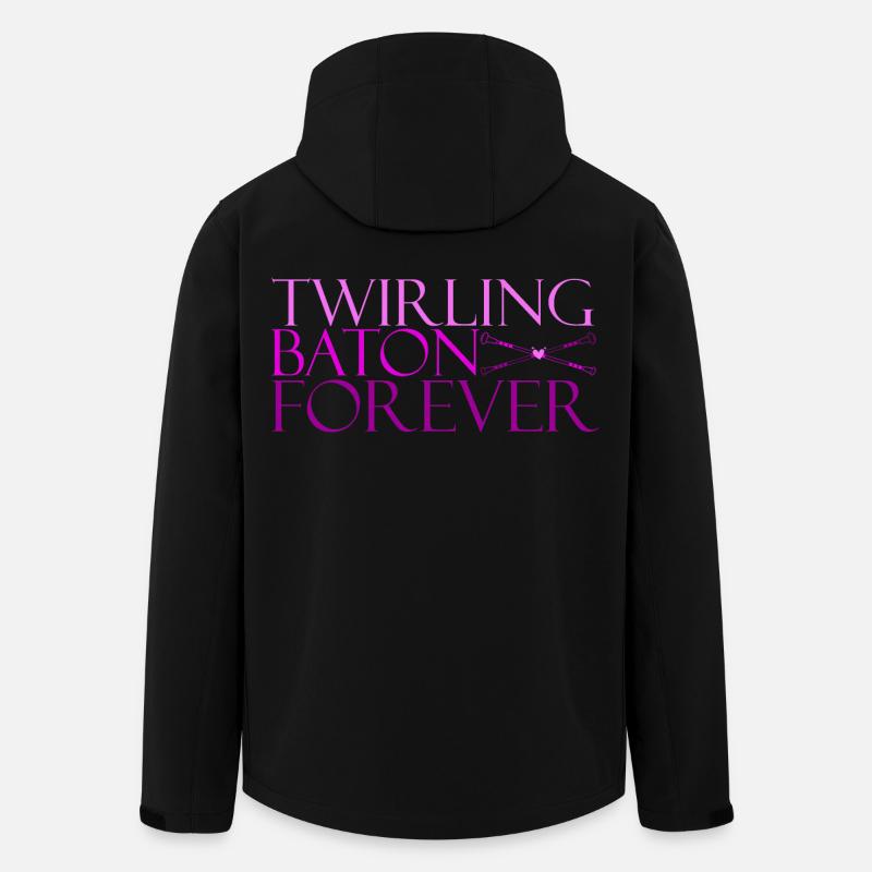 TWB forever violet - Veste softshell homme en polyester recyclé Stanley/Stella - noir