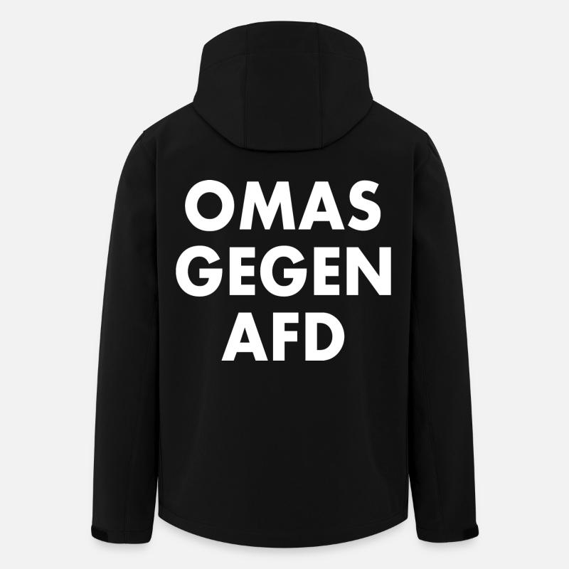 Grannies against afd - Men’s Recycled Softshell Jacket by Stanley/Stella - black