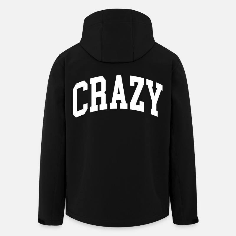 Crazy - Recycelte Männer Softshell-Jacke von Stanley/Stella - Schwarz