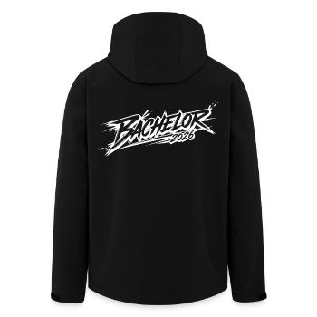 Bachelor 2026 - Recycelte Männer Softshell-Jacke von Stanley/Stella - Schwarz - Hinten - AI Model Male 185 light (185cm)