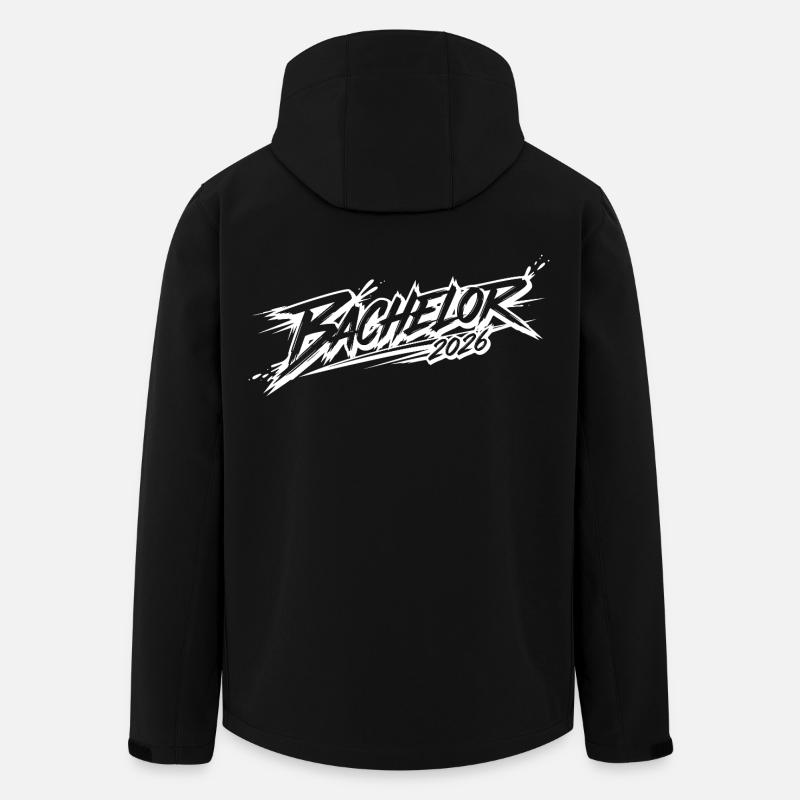 Bachelor 2026 - Recycelte Männer Softshell-Jacke von Stanley/Stella - Schwarz