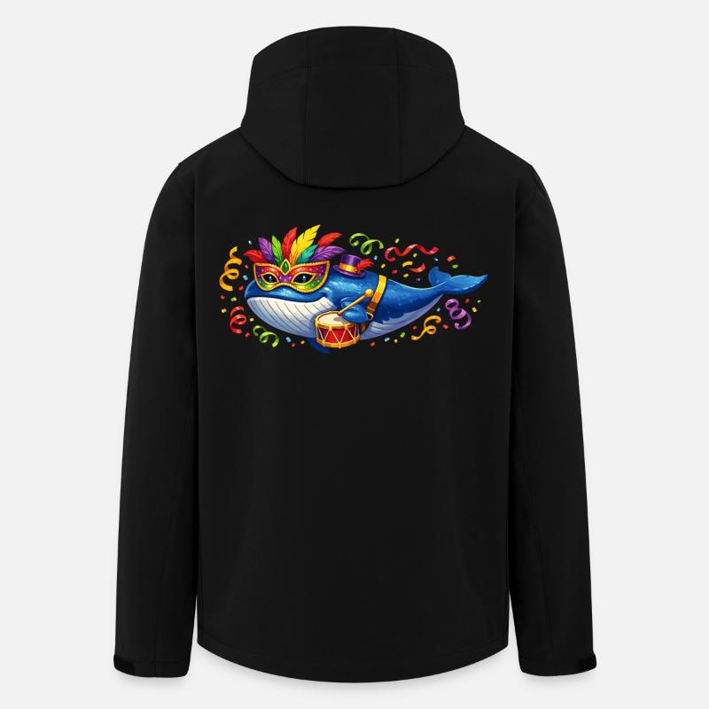 Karnewal Carnival Carnival Gift - Men’s Recycled Softshell Jacket by Stanley/Stella - black