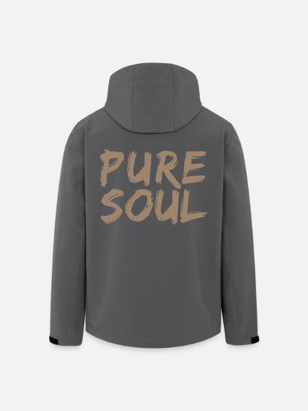 Purity and character pure soul - Men’s Recycled Softshell Jacket by Stanley/Stella - black