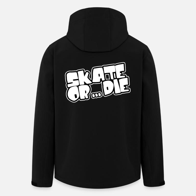 Skate oder stirb - Skateboarden - Recycelte Männer Softshell-Jacke von Stanley/Stella - Schwarz