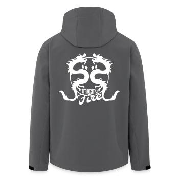 Arts Martiaux Fantasy Dragon Feu. Dragons de Chine - Veste softshell homme en polyester recyclé Stanley/Stella - noir - Dos - AI Model Male 185 light (185cm)