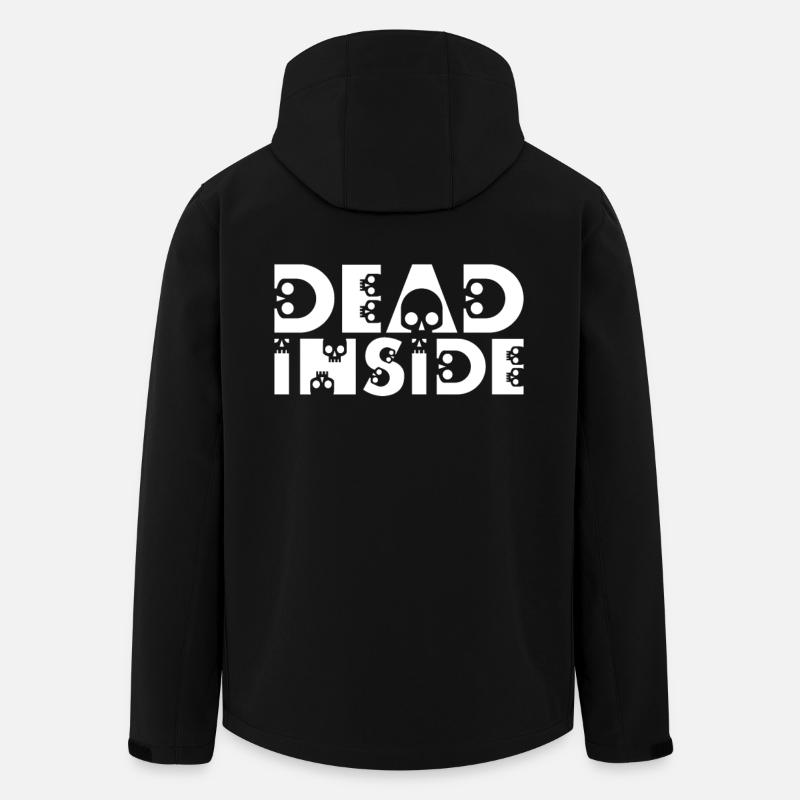 Skulls. Dead inside - Men’s Recycled Softshell Jacket by Stanley/Stella - black