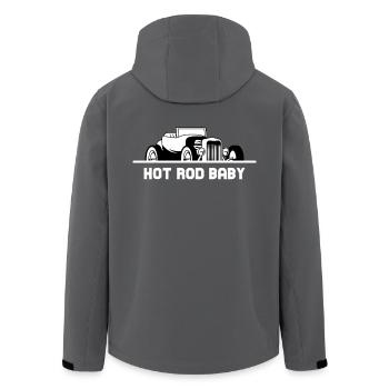 Hot Rod Bébé - Veste softshell homme en polyester recyclé Stanley/Stella - noir - Dos - AI Model Male 185 light (185cm)