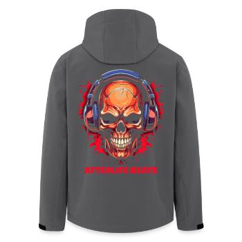 Au-delà des beats – Skull Music - Veste softshell homme en polyester recyclé Stanley/Stella - noir - Dos - AI Model Male 185 light (185cm)