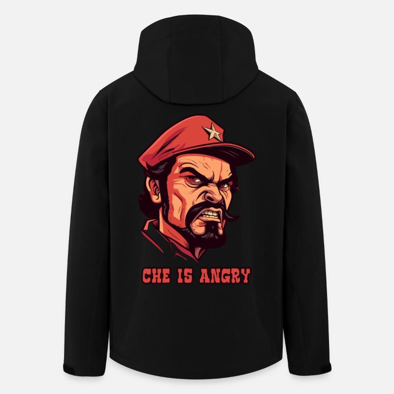 Che ist wütend - Recycelte Männer Softshell-Jacke Discoverer von Stanley/Stella - Schwarz
