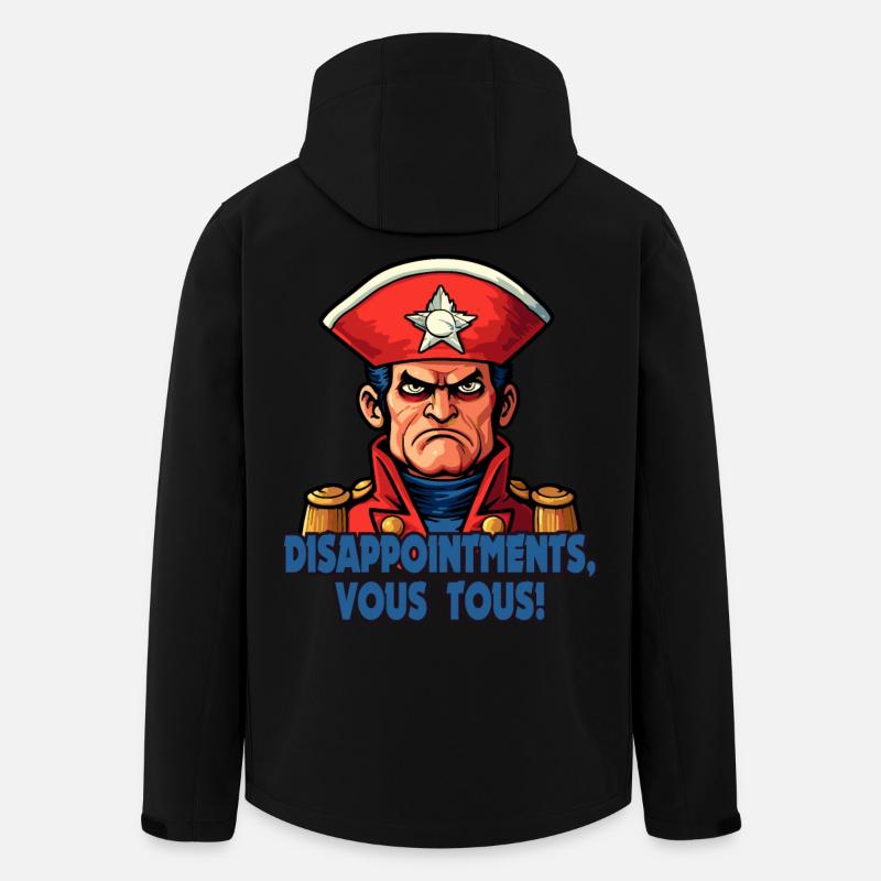 Déceptions, vous tous – Napi Bonaparte - Veste softshell homme en polyester recyclé Stanley/Stella - noir