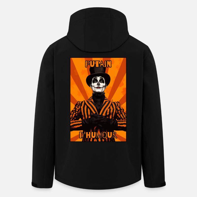D’Humour: Mème français - Veste softshell homme en polyester recyclé Stanley/Stella - noir
