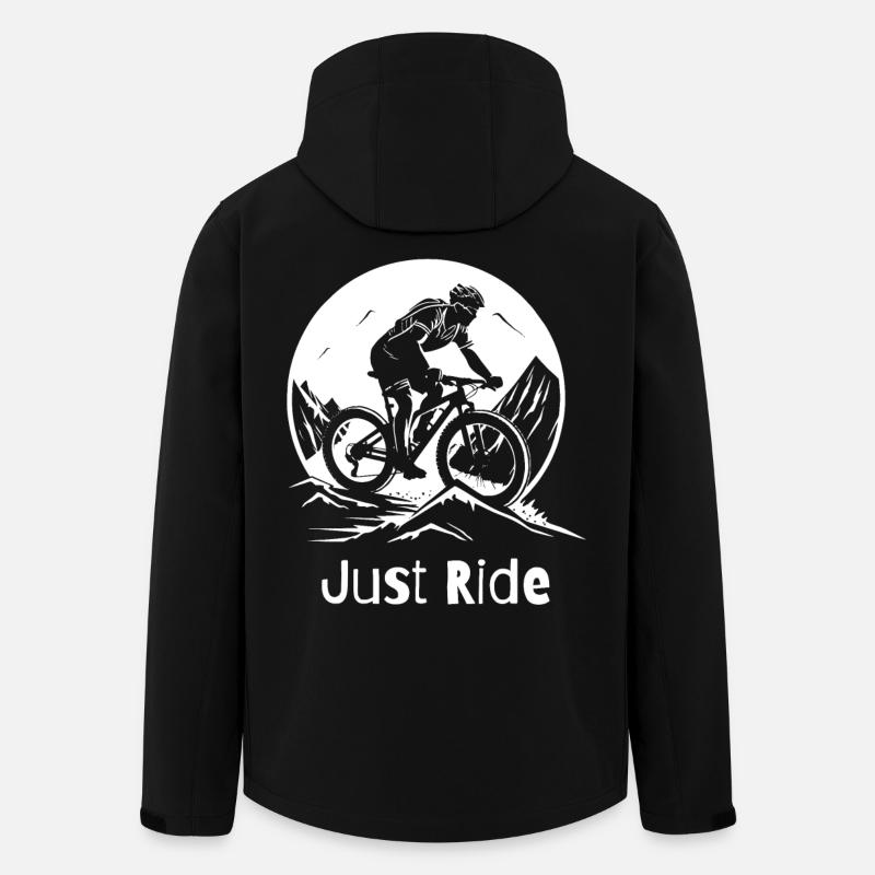 VTT facile - Veste softshell homme en polyester recyclé Stanley/Stella - noir