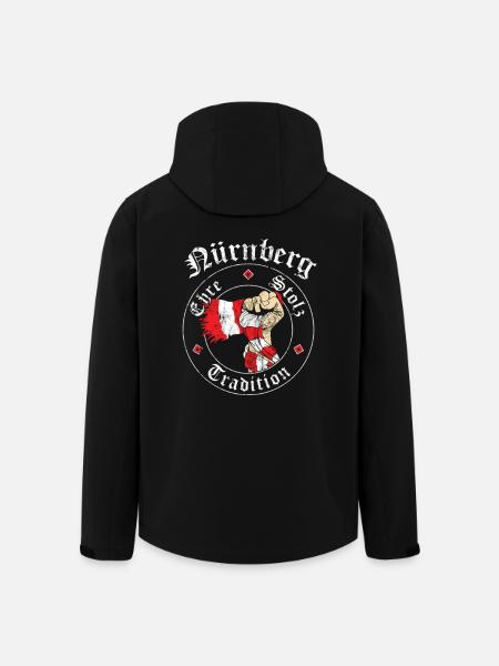 Nürnberg Ehre Stolz Tradition No II - Recycelte Männer Softshell-Jacke von Stanley/Stella - Schwarz