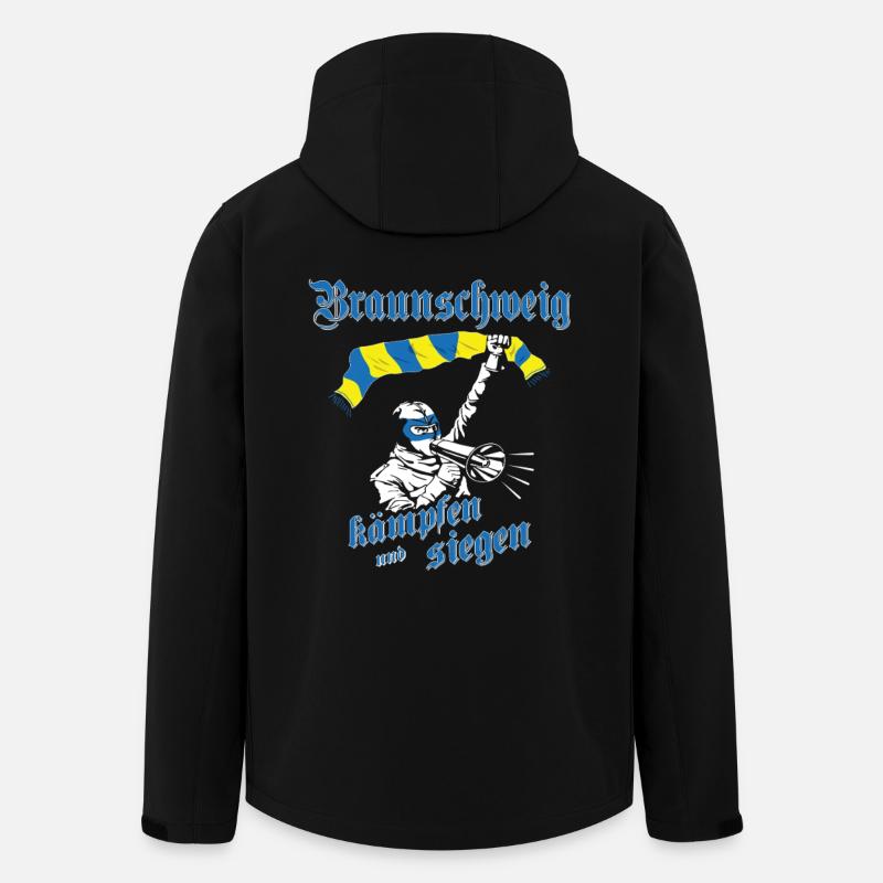 Braunschweig kämpfen und siegen No II - Recycelte Männer Softshell-Jacke von Stanley/Stella - Schwarz