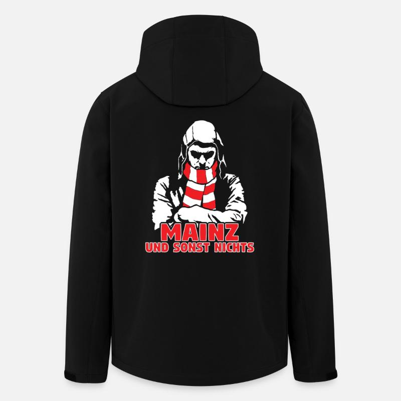 Mainz und sonst nichts - Recycelte Männer Softshell-Jacke von Stanley/Stella - Schwarz