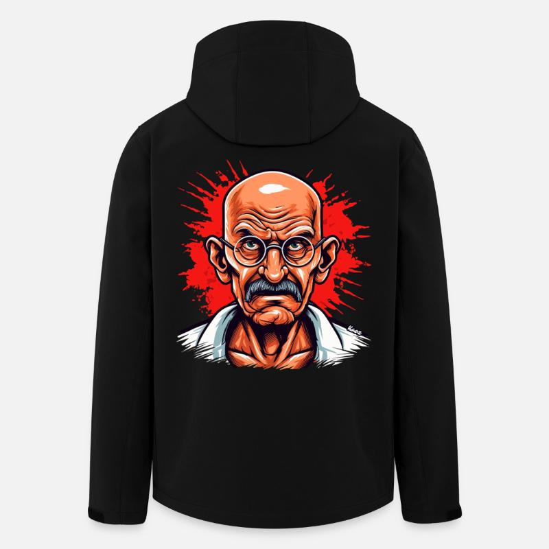 Anführer der friedlichen Revolution - Recycelte Männer Softshell-Jacke von Stanley/Stella - Schwarz