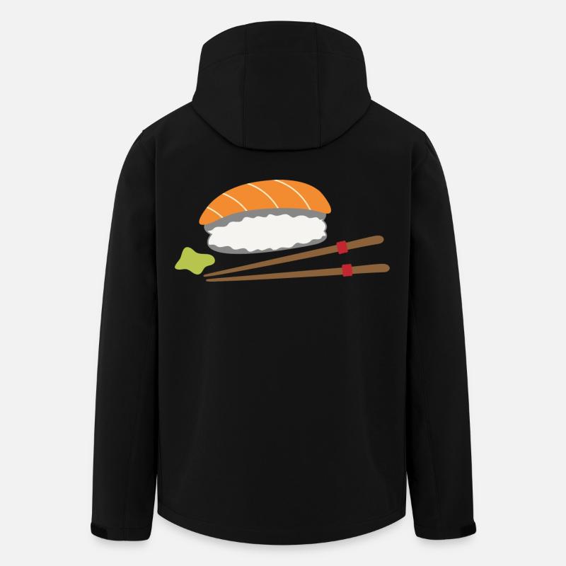 Sushi - Recycelte Männer Softshell-Jacke von Stanley/Stella - Schwarz