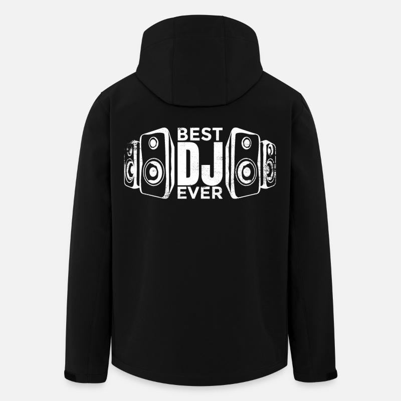 Best DJ - Men’s Recycled Softshell Jacket by Stanley/Stella - black