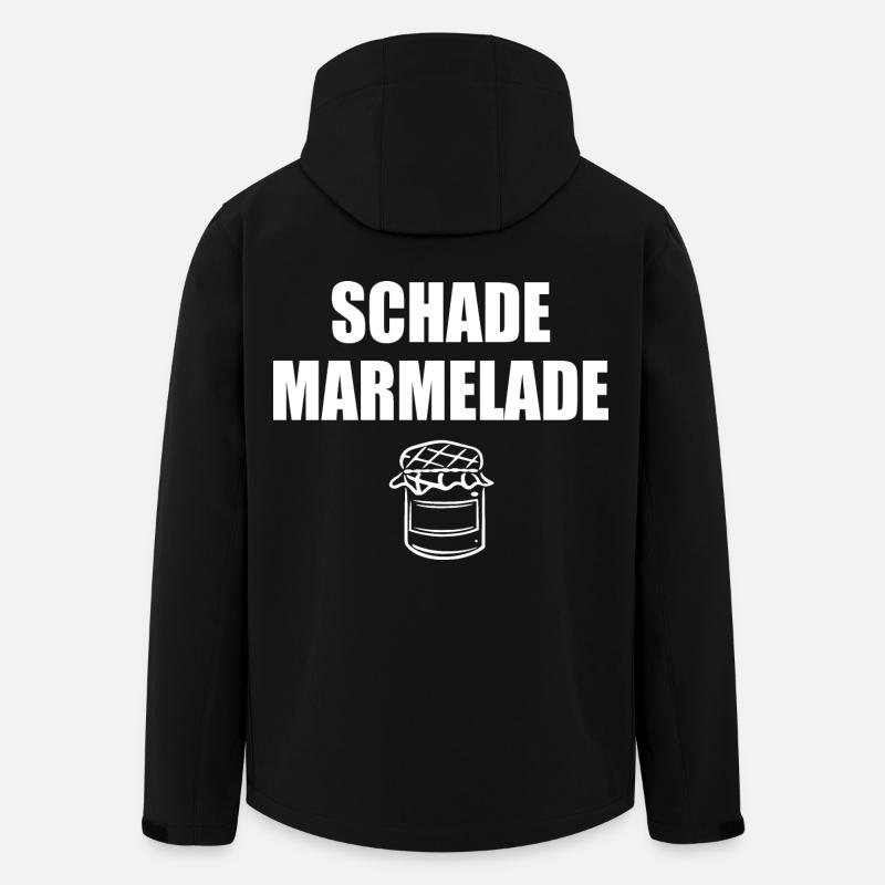 Schade Marmelade - Recycelte Männer Softshell-Jacke von Stanley/Stella - Schwarz