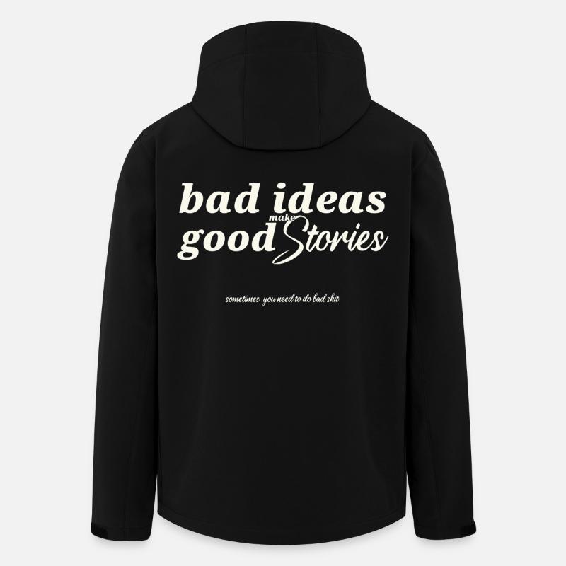 Bad ideas - Men’s Recycled Softshell Jacket by Stanley/Stella - black