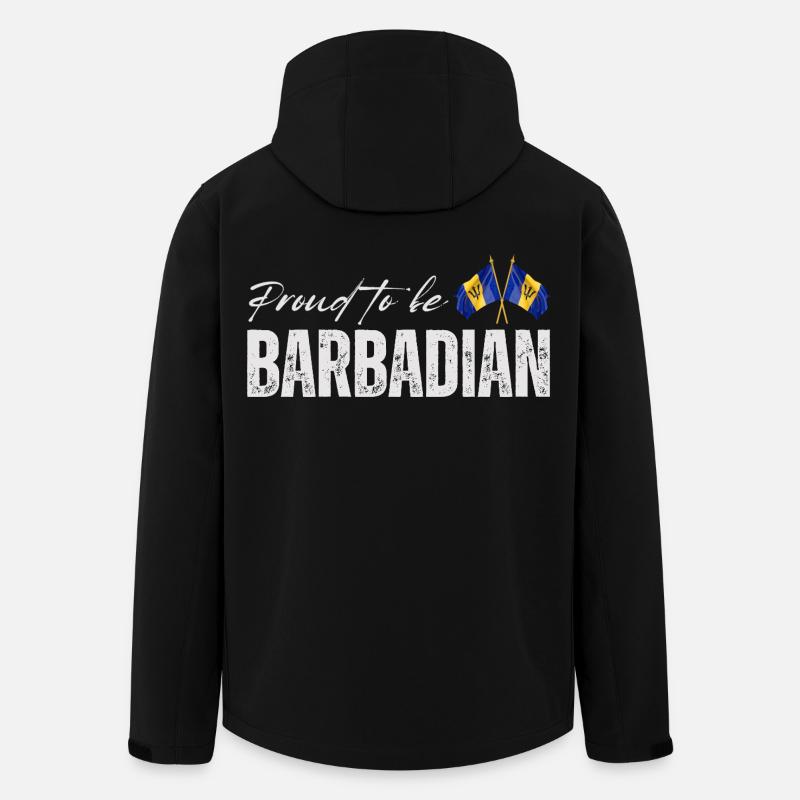 Barbados Pride, Barbados Flagge - Recycelte Männer Softshell-Jacke von Stanley/Stella - Schwarz