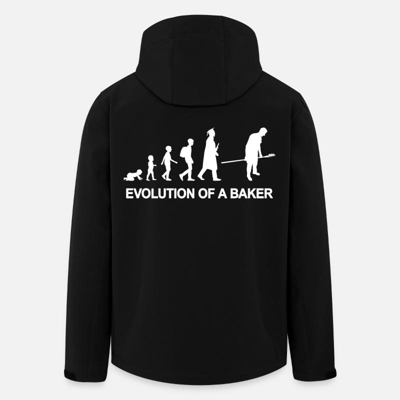 Entwicklung eines Bäckers - Recycelte Männer Softshell-Jacke von Stanley/Stella - Schwarz