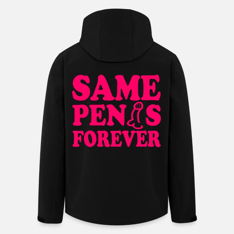 Same penis forever - Men’s Recycled Softshell Jacket by Stanley/Stella - black