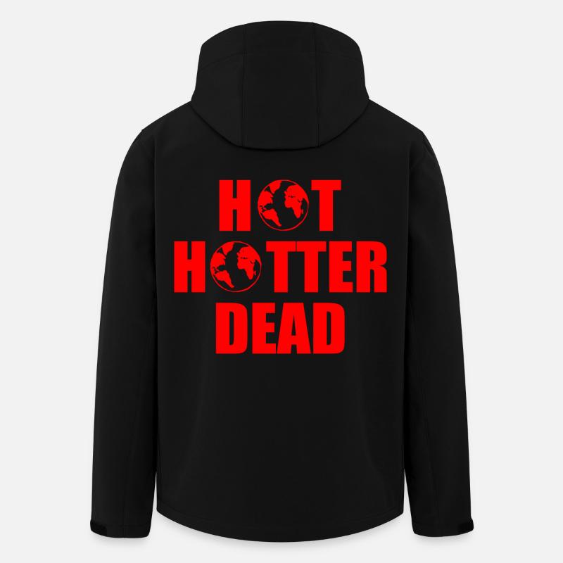 Hot hotter dead - Veste softshell homme en polyester recyclé Stanley/Stella - noir