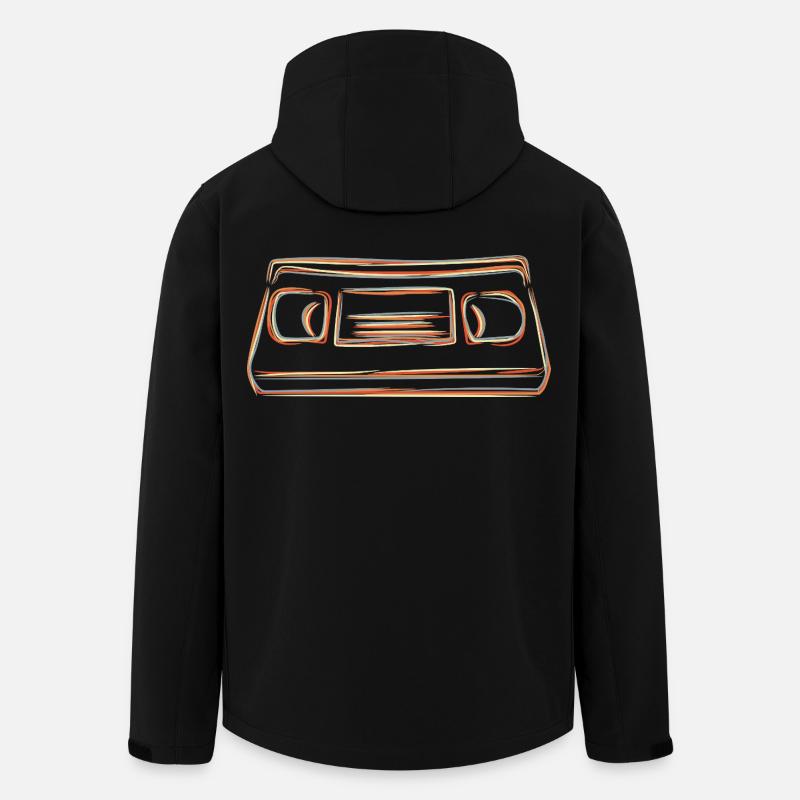 VHS cassette - Men’s Recycled Softshell Jacket by Stanley/Stella - black
