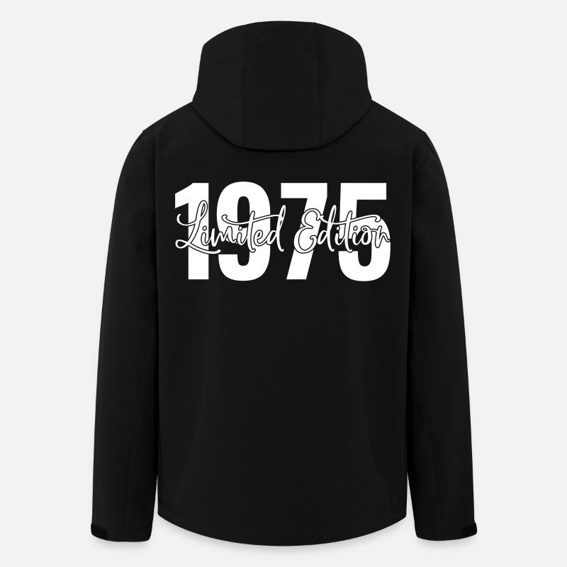 Limited Edition 1975 - Recycelte Männer Softshell-Jacke von Stanley/Stella - Schwarz